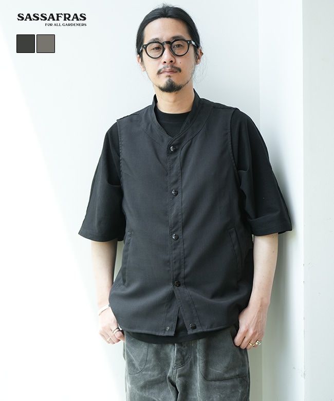 SASSAFRAS(ササフラス) Vase Wall Gardener Vest ベースウォール
