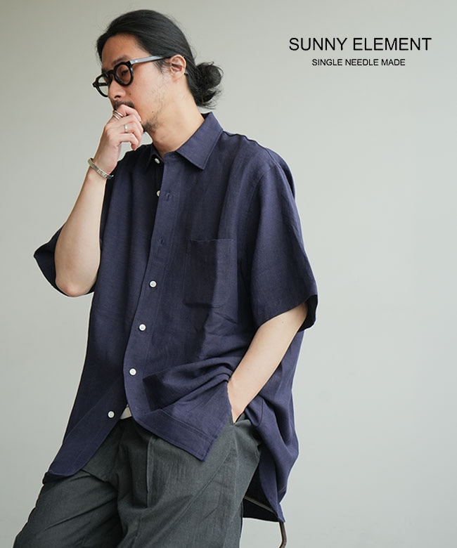 hikaru　サニーエレメントSleeping Shirts SUNNY ELEMENT(サニーエレメント) Sleeping Shirt S/S スリーピング