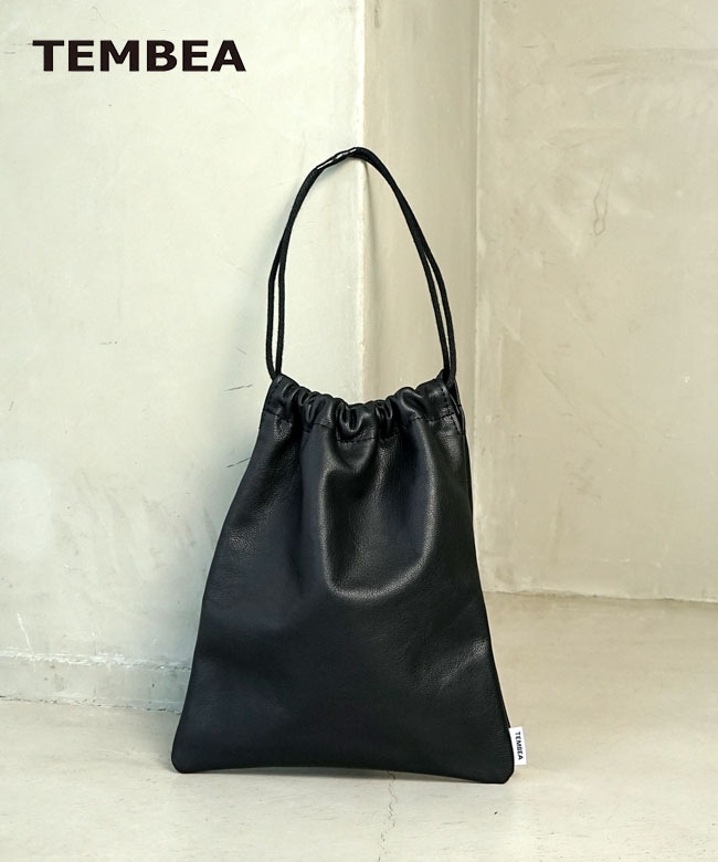 TEMBEA(テンベア)巾着 GOAT レザーバッグ ミニバッグ ショルダーバッグ