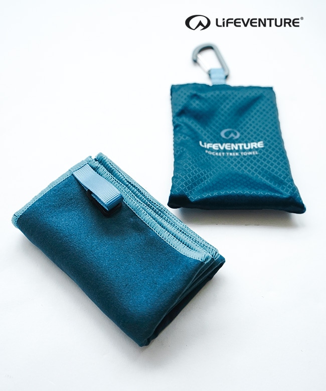 収納袋付き】LIFEVENTURE(ライフベンチャー)POCKET TREK TOWEL