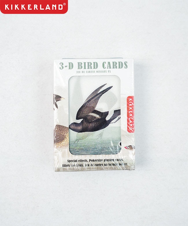 KIKKERLAND(キッカーランド) 3D BIRD PLAYING CARDS 鳥の3D