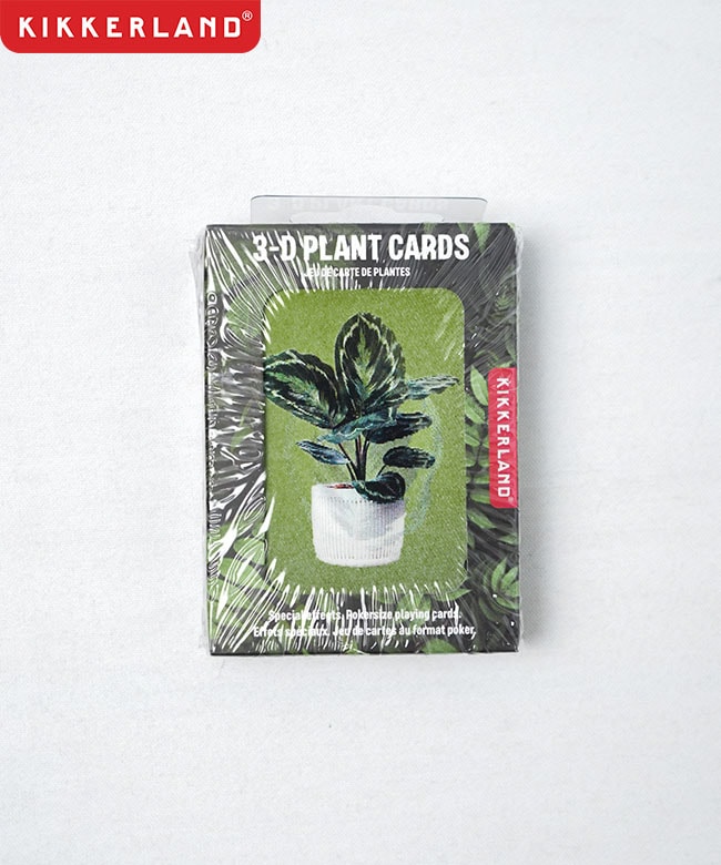 KIKKERLAND(キッカーランド) 3D PLANT CARDS 植物の3Dレンチキュラートランプ[kgg246]