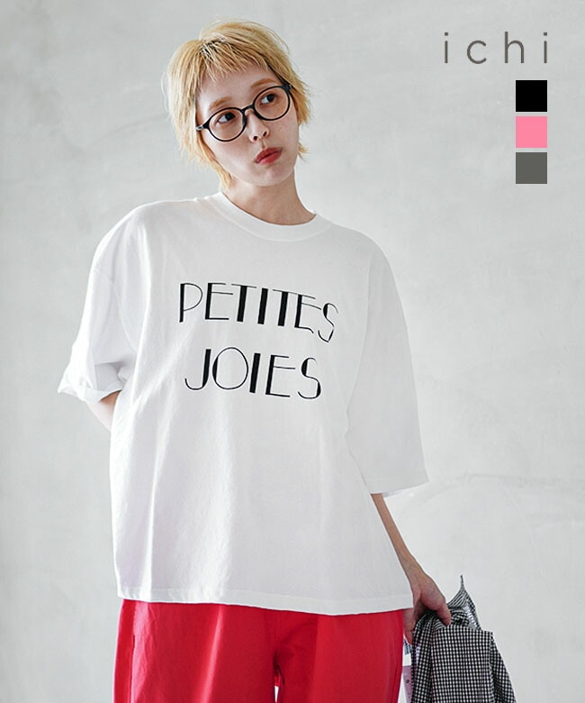 ICHI (イチ) ピグメントT-SHIRT Tシャツ レディース トップス [260152
