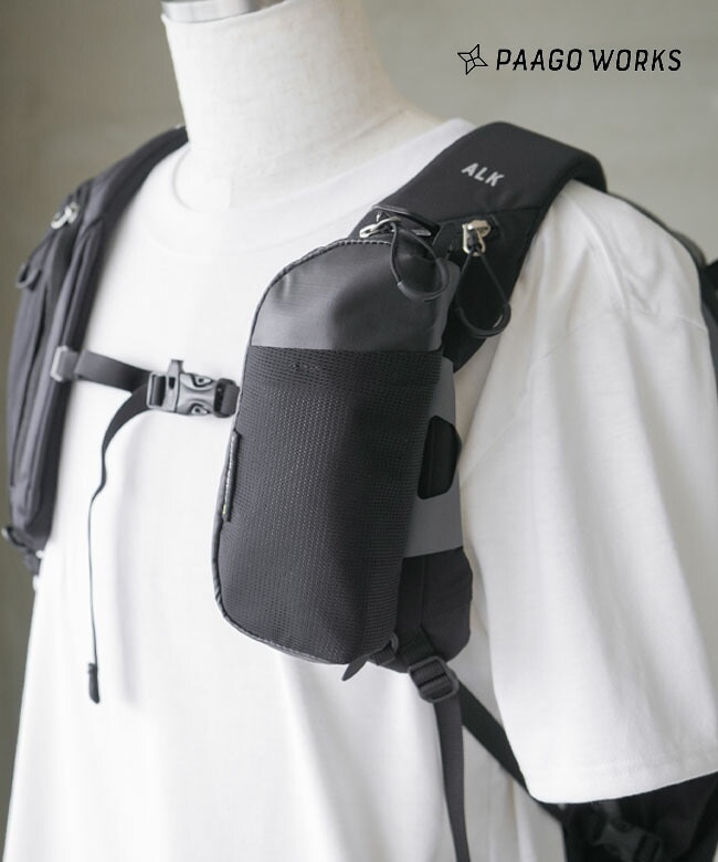PAAGO WORKS(パーゴワークス) SNAP スナップ ポーチ ショルダー [HB606BLK]