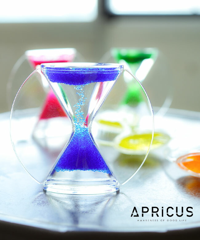 APURICUS(アプリクス) 逆砂時計 GO-UP ディスク ゴーアップ リキッドアワーグラス Sサイズ [go-up-disk]