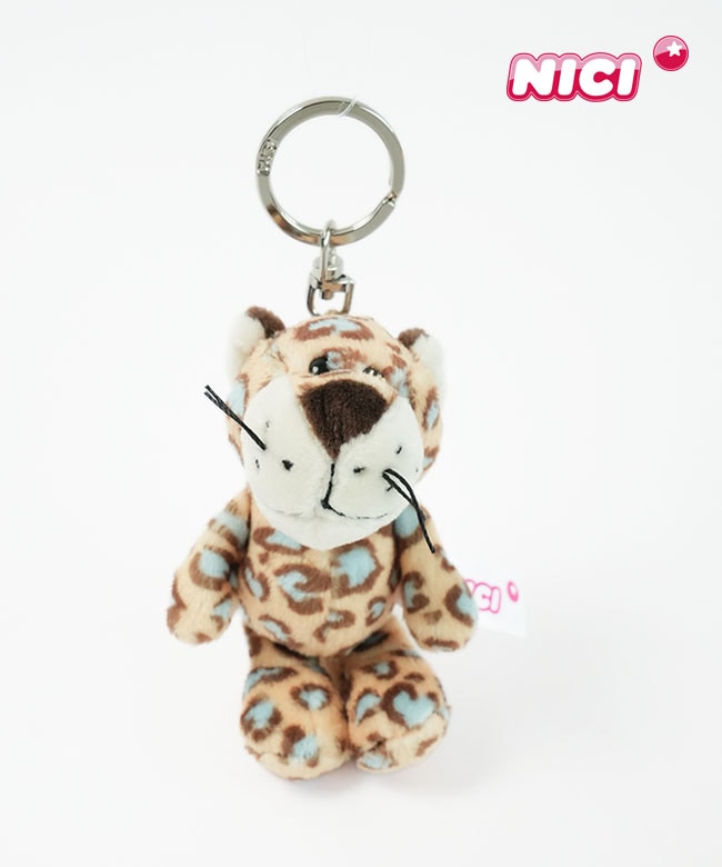 NICI(ニキ) BB レパード/ブルー 10cm キーホルダー [4012390263732]