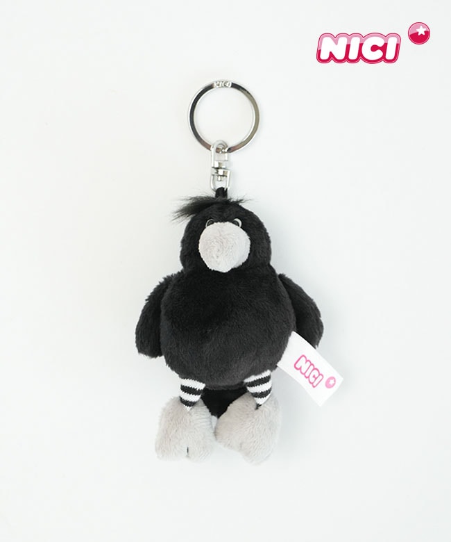 NICI(ニキ) BB カラス シルビオ 10cm キーホルダー [4012390291414