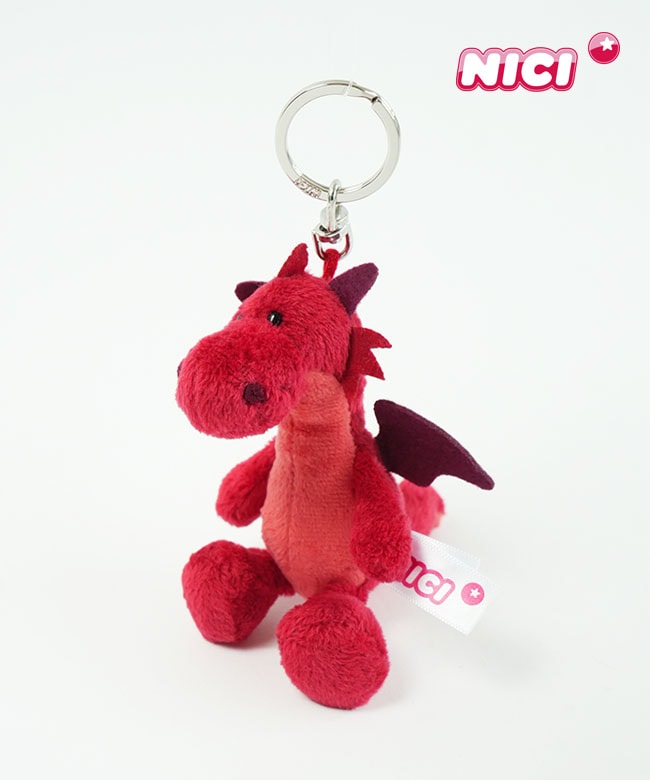 NICI(ニキ) BB ドラゴン レッド 10cm キーホルダー [4012390340921]