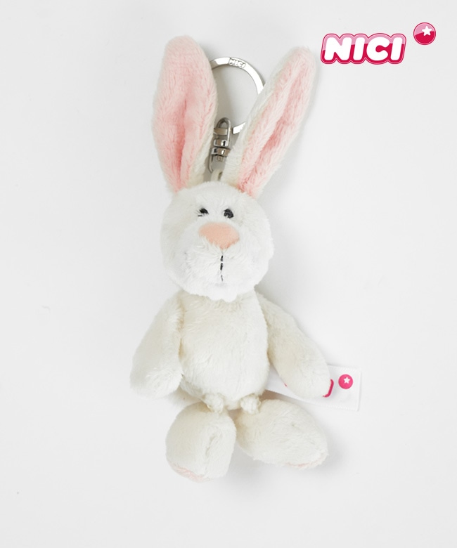 NICI(ニキ) BB ラビットペッシュ 10cm キーホルダー [4012390883916]
