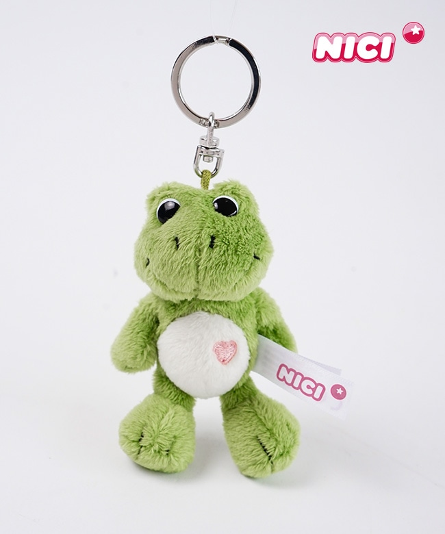 NICI(ニキ) BB フロッグ ニコ 10cm キーホルダー [4012390889642]