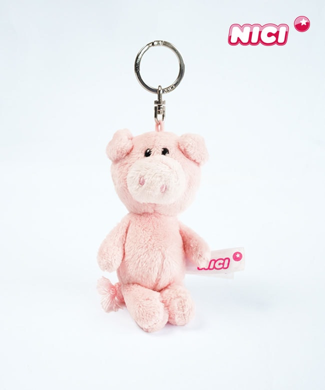 NICI(ニキ) BB ピンクピッグ 10cm キーホルダー [4012390901382