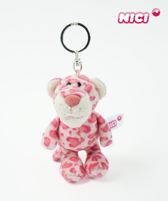 NICI(ニキ) BB レパードピンク 10cm キーホルダー [4012390902617