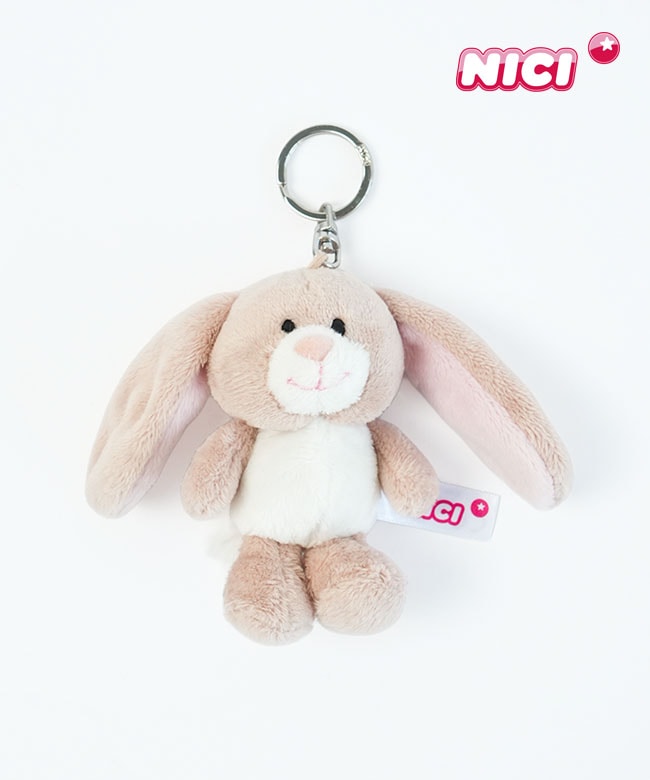 苺パンケーキ♡たれみみウサギ(しっかりsize) NICI(ニキ) BB タレミミウサギ 10cm キーホルダー [4012390910155
