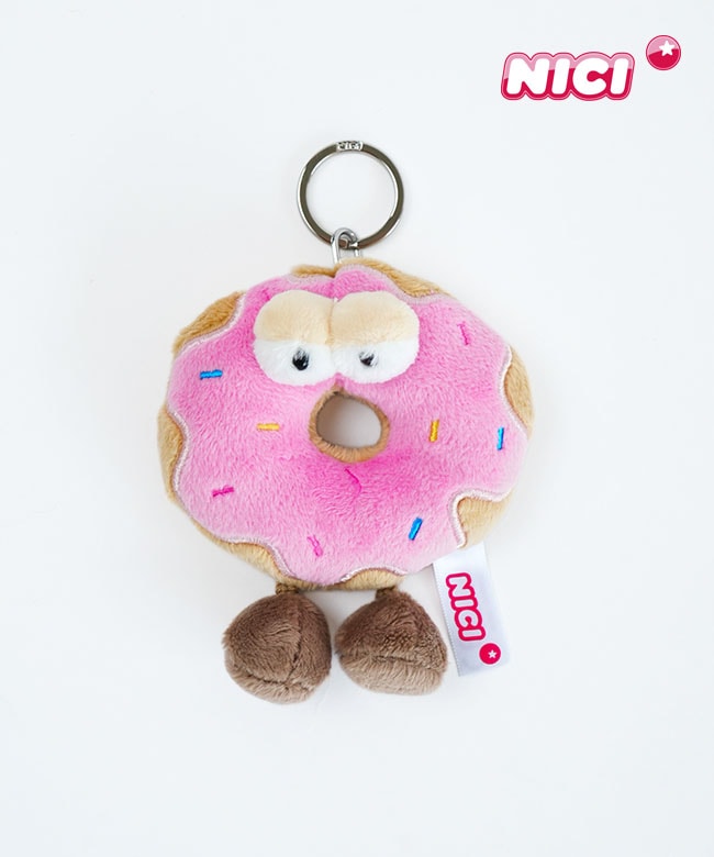 NICI(ニキ) BB ヤミーブラザーズ ドーナツ 10cm キーホルダー