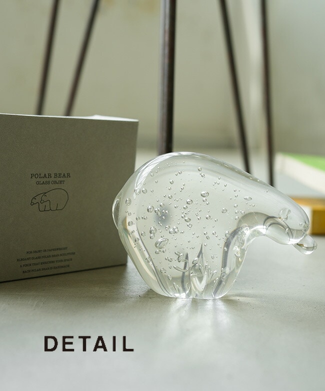 DETAIL(ディティール)Glass Objet Polar Bear / Large グラスオブジェ