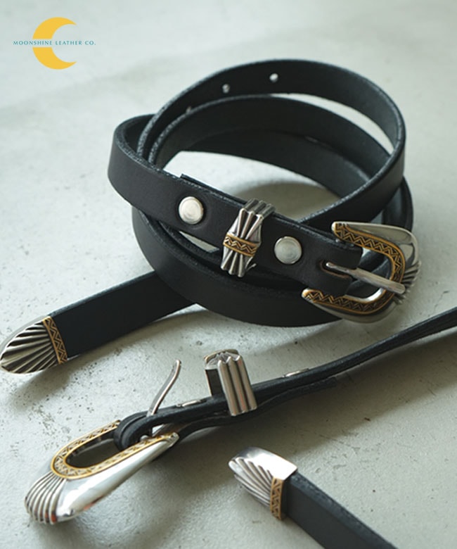 MOONSHINE LEATHER(ムーンシャインレザー) DEL RIO 3/4 BELT 7LONG