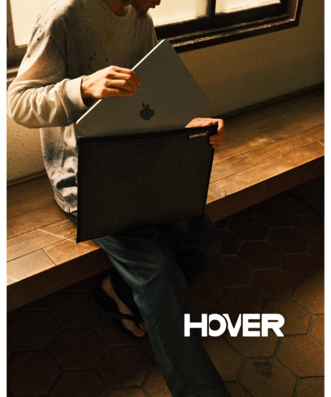 ASOMATOUS(アソマタス) / HOVER LAPTOP SLEEVE GRAY [at-078]