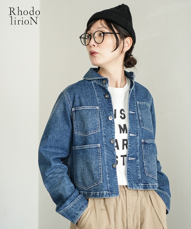 Rhodolirion(ロドリリオン) Short Coveralls- Deniml ショート