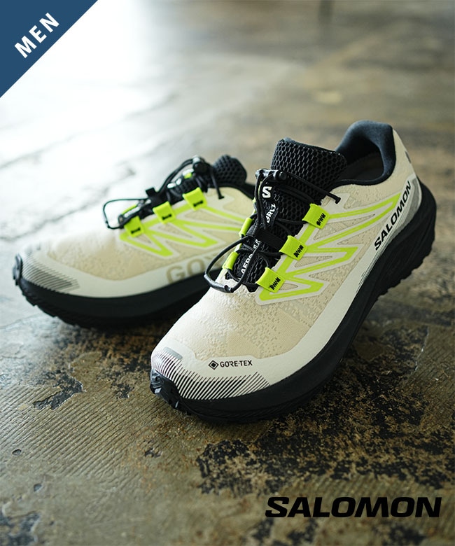 SALOMON(サロモン)AERO FLOW GRVL GORE-TEX エアロ フロウ グラベル ゴアテックス メンズ シューズ スニーカー ウォーキング [L49256600]