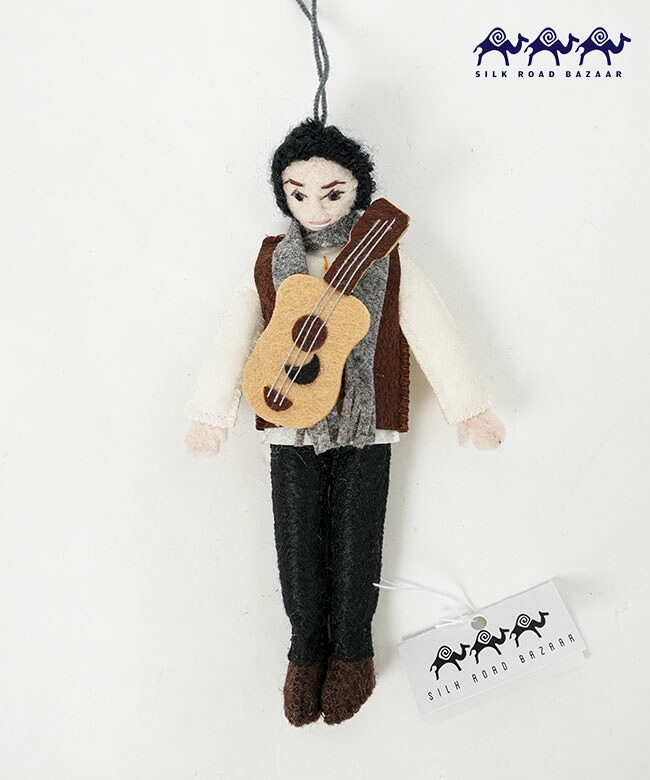 SILK ROAD BAZAAR  (シルクロードバザー)フェルトオーナメント Bob Dylan ボブディラン [bob-dylan]