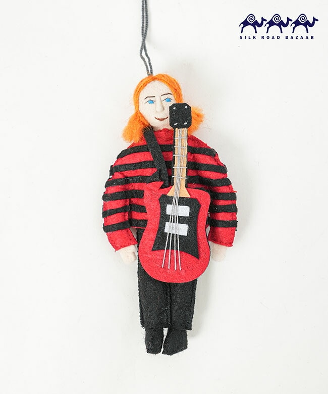 SILK ROAD BAZAAR  (シルクロードバザー)フェルトオーナメント Kurt Cobain カートコバーン [kurt-cobain]