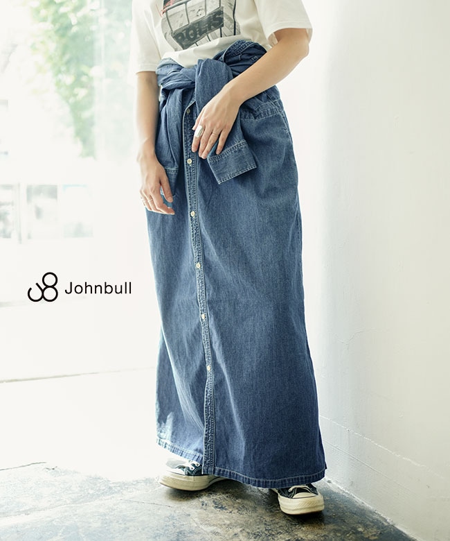 JOHNBULL(ジョンブル) デニムスリーブラップスカート シャツワンピース
