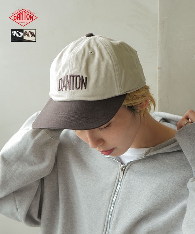 ◇DANTON(ダントン) #DT-H0396 VAT 6P LOGO CAP 6Pロゴキャップ 帽子 男女兼用 ユニセックス [DT-H0396VAT]