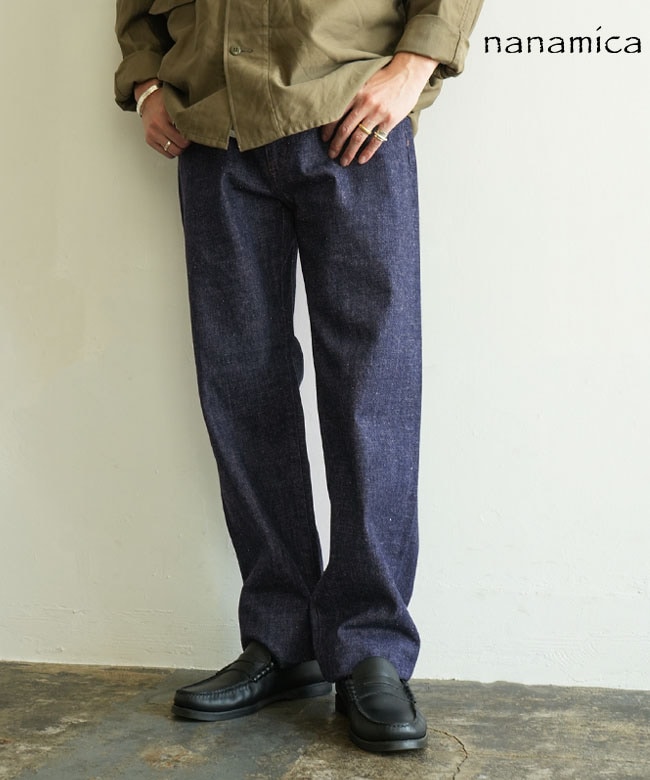 nanamica(ナナミカ) Selvage Denim Straight Pants セルビッチ デニム 