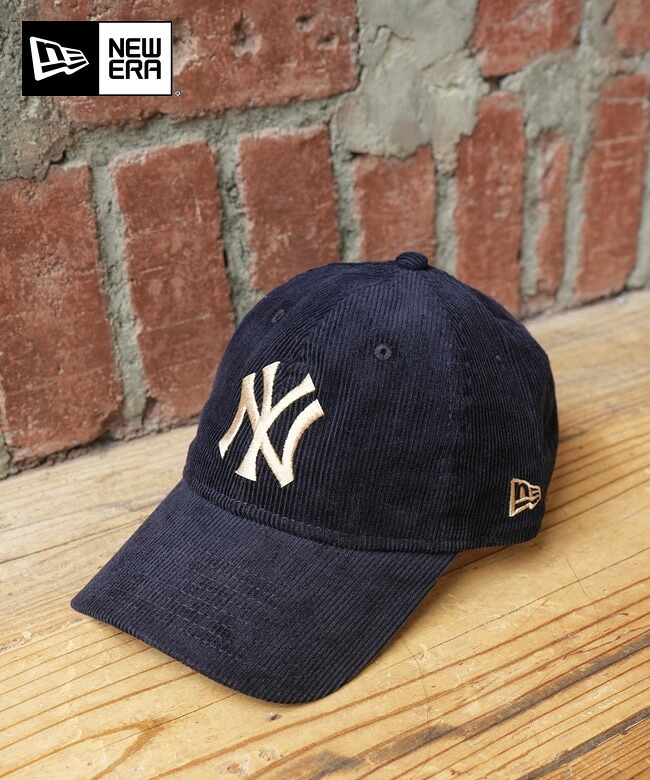 NEW ERA(ニューエラ) 9TWENTY Corduroy コーデュロイニューヨーク・ヤンキース ネイビー コーデュロイ ベースボールキャップ 帽子 [15137234]