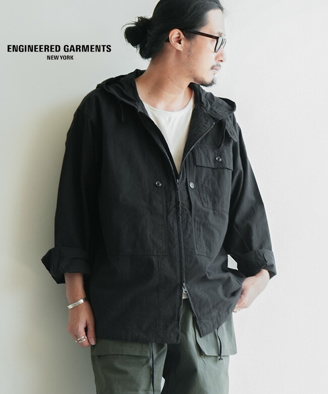 エンジニアード・ガーメンツ シャツジャケット コットンリップストップ Dネイビー ENGINEERED GARMENTS（エンジニアド ガーメンツ） | WOODY HOUSE 公式