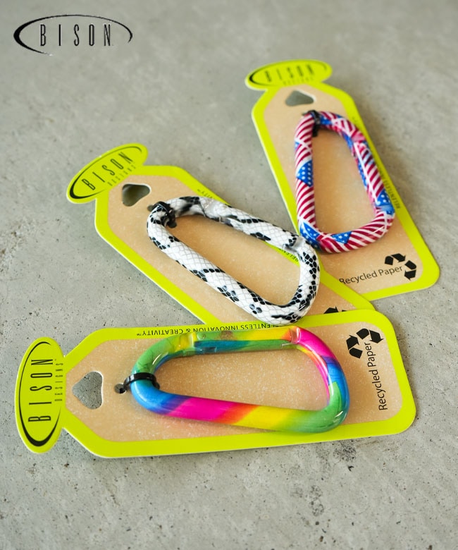 BISON DESIGNS(バイソンデザイン) Clip it Art Carabiners クリップイット アート カラビナ キーリング【メール便対応可】 [110018]