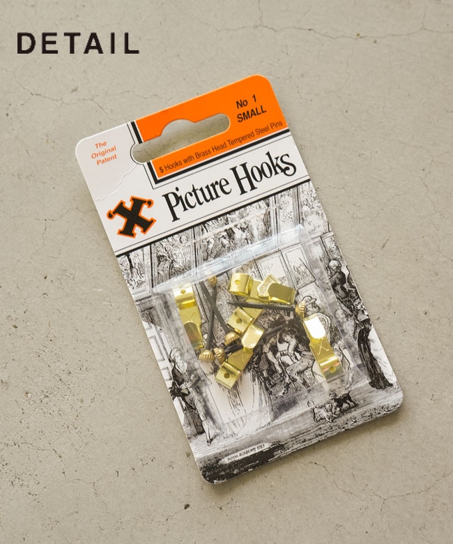 DETAIL(ディティール)X Picture Hooks No1 set of 5 