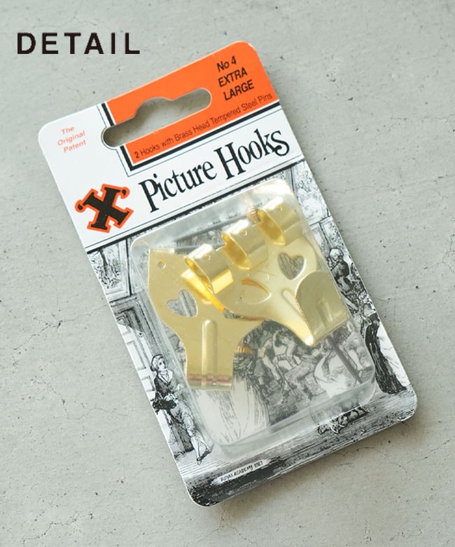 DETAIL(ディティール)X Picture Hooks No4 set of 2 