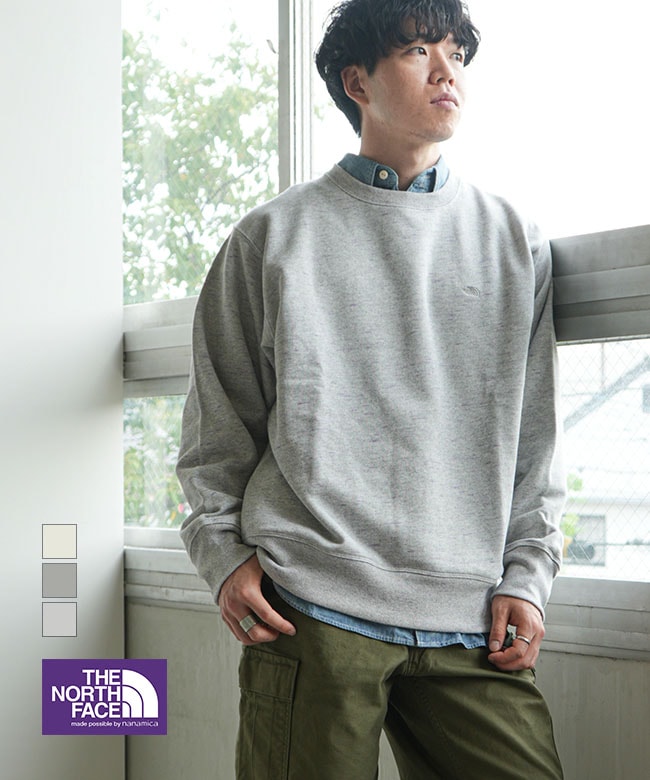 ちゅうた様 新品 ノースフェイスパープルレーベル クルーネックスウェットシャツ ◇THE NORTH FACE PURPLE LABEL(ザ・ノース・フェイス パープル