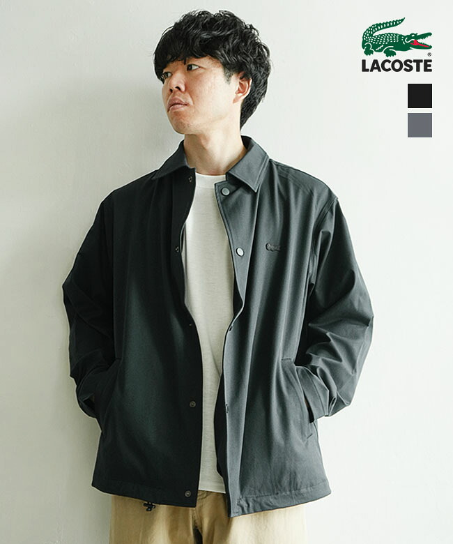 LACOSTE(ラコステ) ポリエステルピーチコーチジャケット メンズ トップス ライトアウター [CH022J-99]