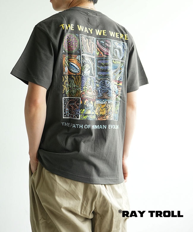 RAY TROLL(レイトロル) The Way We Were Pocket T-Shirt ザ ウェイ ウィ ワー ポケット Tシャツ グラフィック プリント メンズ [26SF-RAY-009]