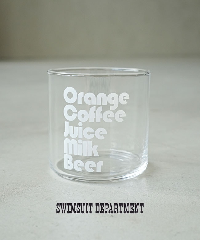 SWIMSUIT DEPARTMENT(スイムスーツデパートメント) Mr. Drink Drink-All White ミスタードリンク ドリンク・オール コップ グラス [ssd11-002w]