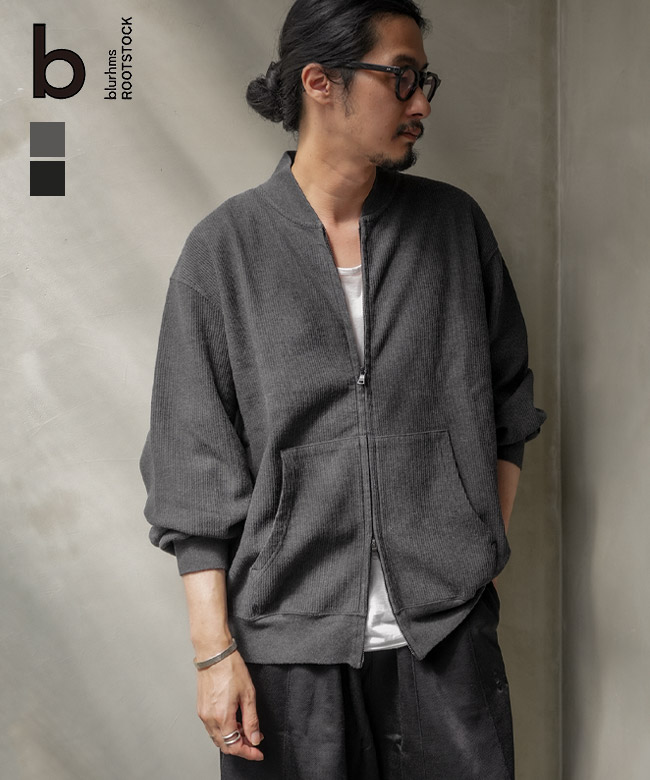 blurhms ROOTSTOCK(ブラームスルーツストック) Rough&Smooth Thermal Blouson ラフアンドスムースサーマルブルゾン メンズ 長袖 ライトアウター [bROOTS26F14]