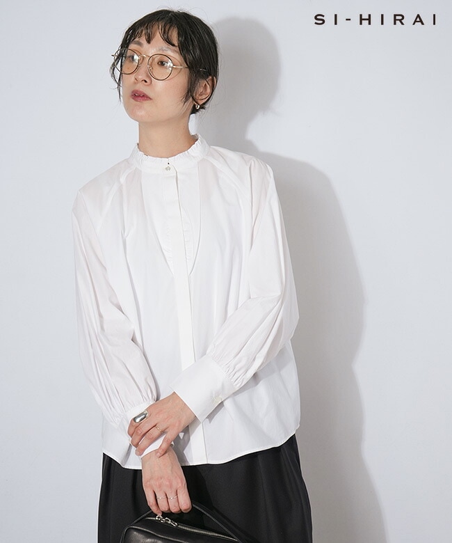 SI-HIRAI(スーヒライ) RIDING BLOUSE ライディングブラウス シャツ  [CHAW26-8001]