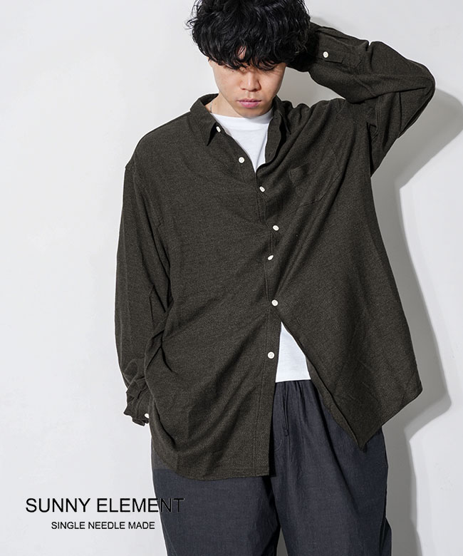 SUNNY ELEMENT(サニーエレメント) Vineyard Shirt ヴィンヤードシャツ トップス メンズ [s-048]
