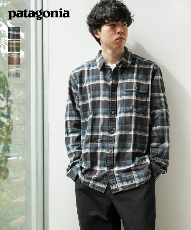 【国内正規販売店】Patagonia(パタゴニア) M'S L/S LW FJORD FLANNEL SHIRT メンズロングスリーブライトウェイトフィヨルドフランネルシャツ[42410]