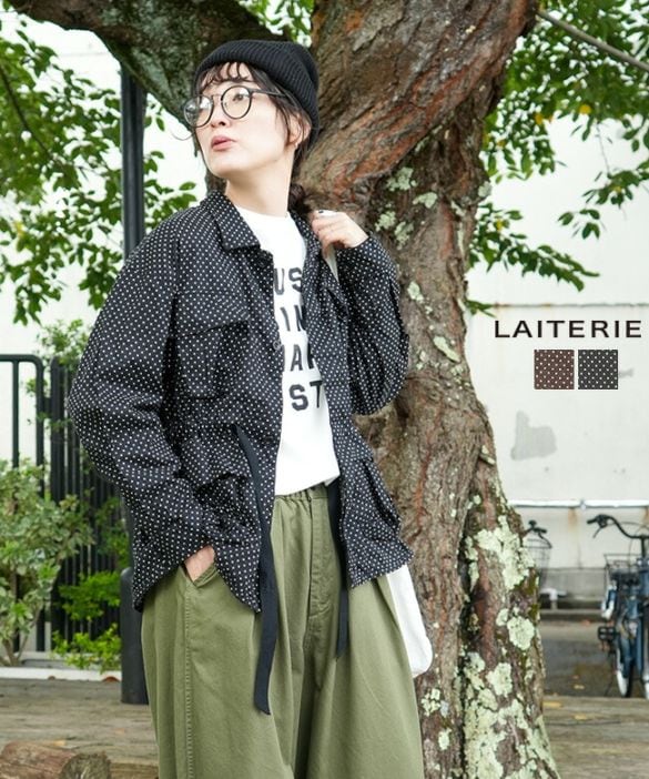 LAITERIE(レイトリー)オーバーシャツ レディース トップス シャツ アウター [LB26318]