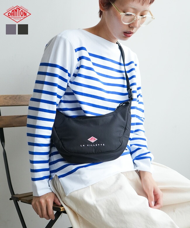 ◇DANTON(ダントン)LA VILLETTE - Polyester Taffeta Hand & Shoulder Bag ボディバッグ ショルダーバッグ ハンドバッグ [LA VILLETE-00005]
