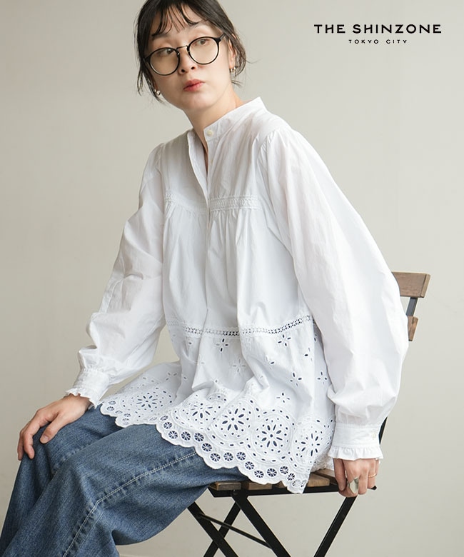 THE SHINZONE(ザ シンゾーン) CHURCH BLOUSE チャーチブラウス シャツ