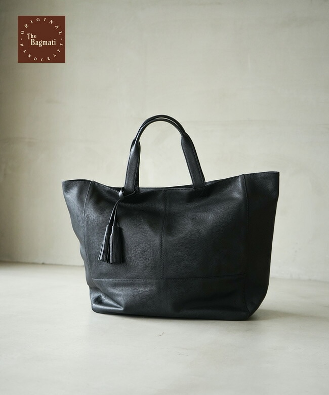 The Bagmati(バグマティ)ペブルドレザートート シボ革レザー シュリンクレザー レディース メンズ [TW-LD-1367]