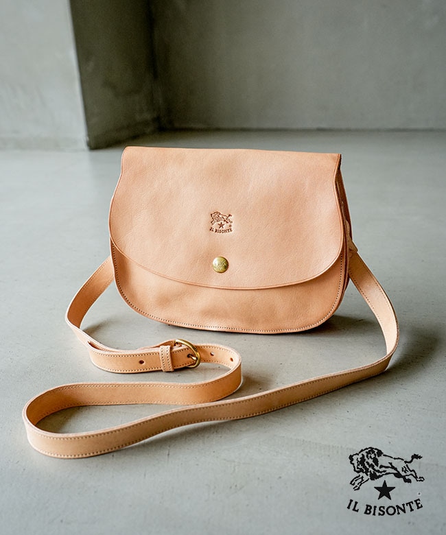 ◇【国内正規販売店】 IL BISONTE(イルビゾンテ) レザーラウンド