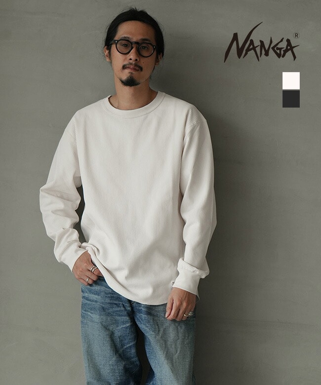 NANGA(ナンガ) AIRFLEXR WAFFLE L/S TEE(エアフレックス ワッフル