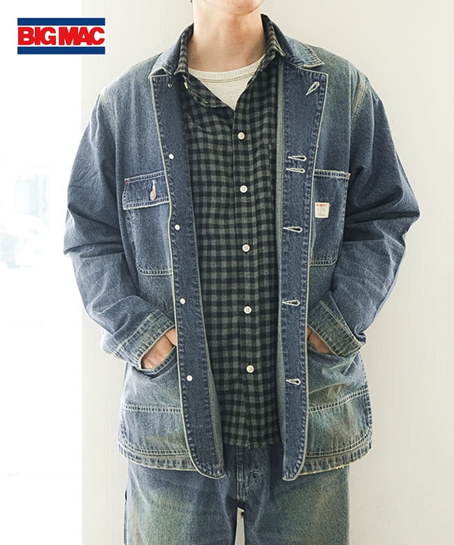 BIG MACビッグマック カバーオール USAcoveralljcpenny BIG MAC(ビッグマック) DENIM COVERALL デニムカバーオール メンズ