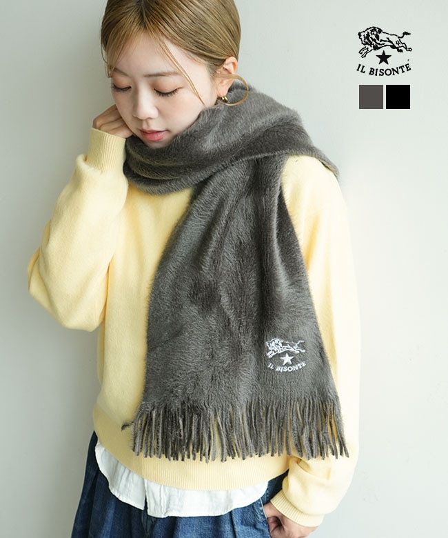 ◇【国内正規販売店】IL BISONTE(イルビゾンテ) MUFFLER マフラー