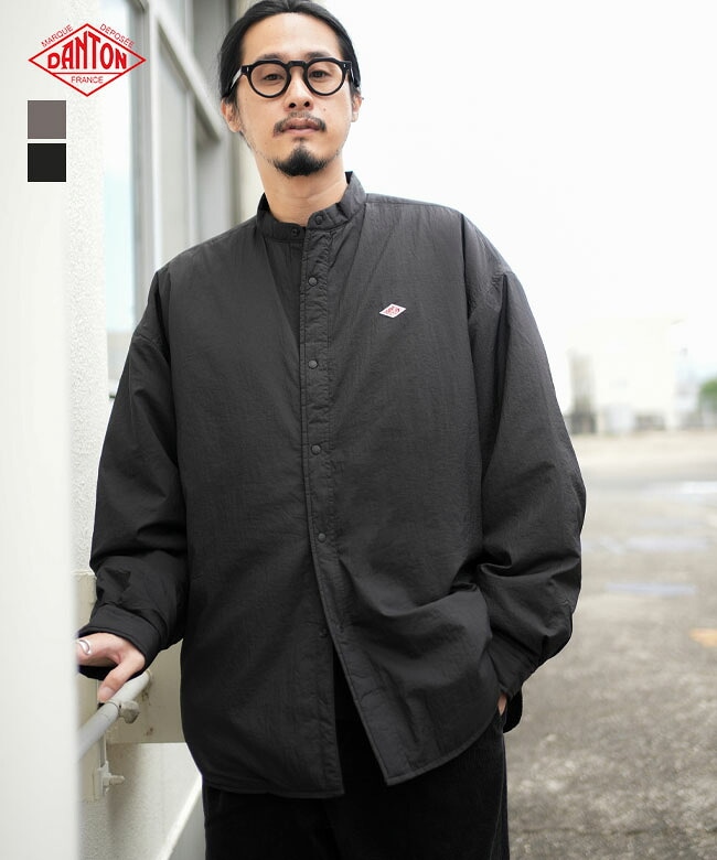 ◇DANTON(ダントン) Men's Insulation Nylon Shirt Jacket メンズ
